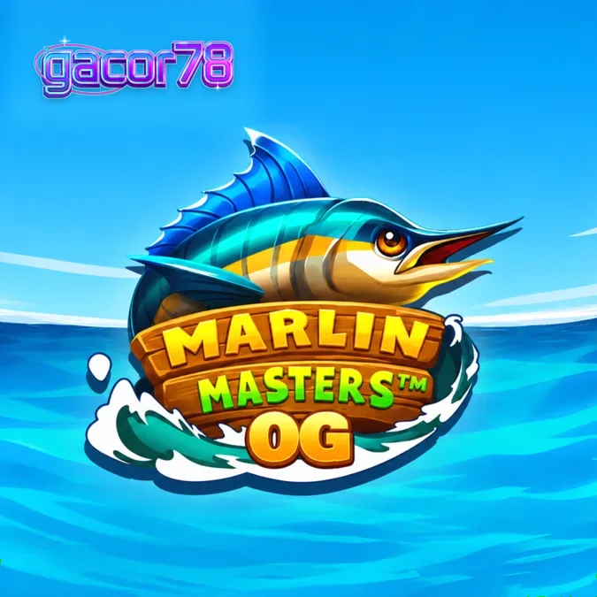 Tampilan visual slot Marlin Masters OG dengan simbol ikan dan nelayan